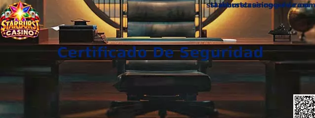 Guía visual para revisar un Certificado De Seguridad en Starburst Casino