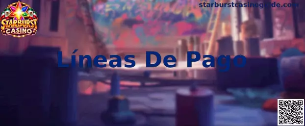 Explicación visual de Líneas De Pago en Starburst Casino